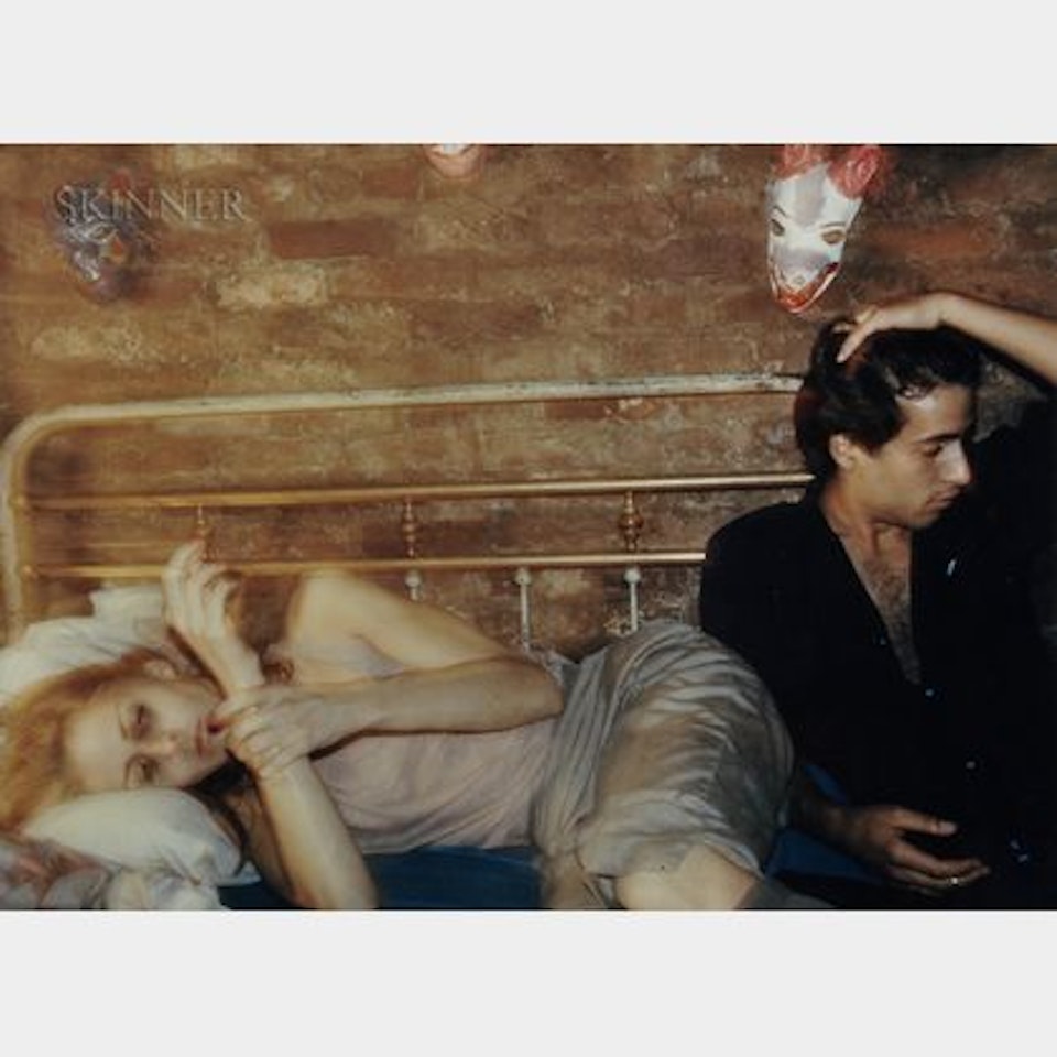 Greer and Robert on the Bed, New York by Nan Goldin