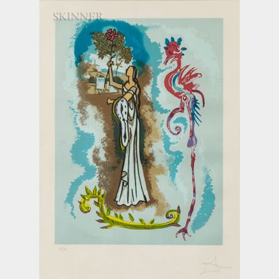 Ivanhoe ; Suite of Four Images by Salvador Dali