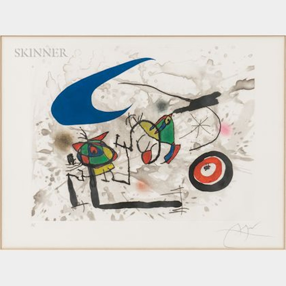 Pygmées sous la lune by Joan Miró