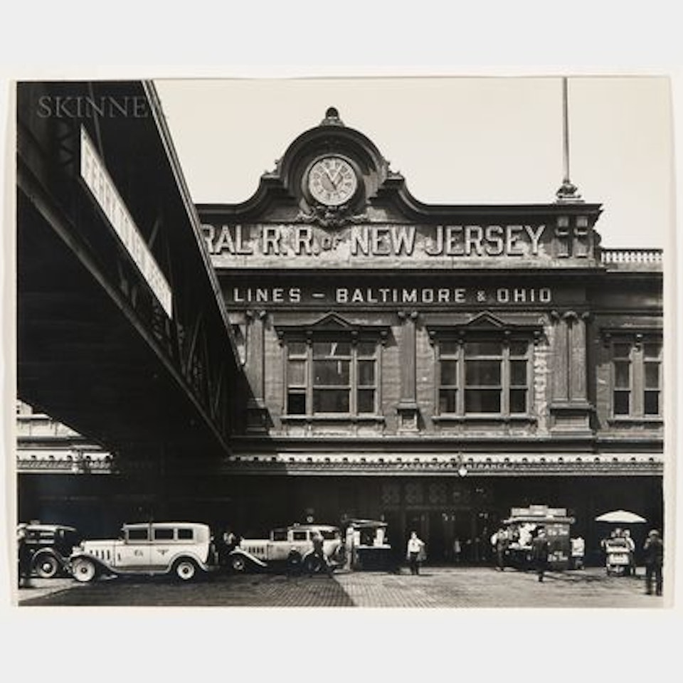 Ferry, Foot of Liberty Street, Manhattan by Berenice Abbott