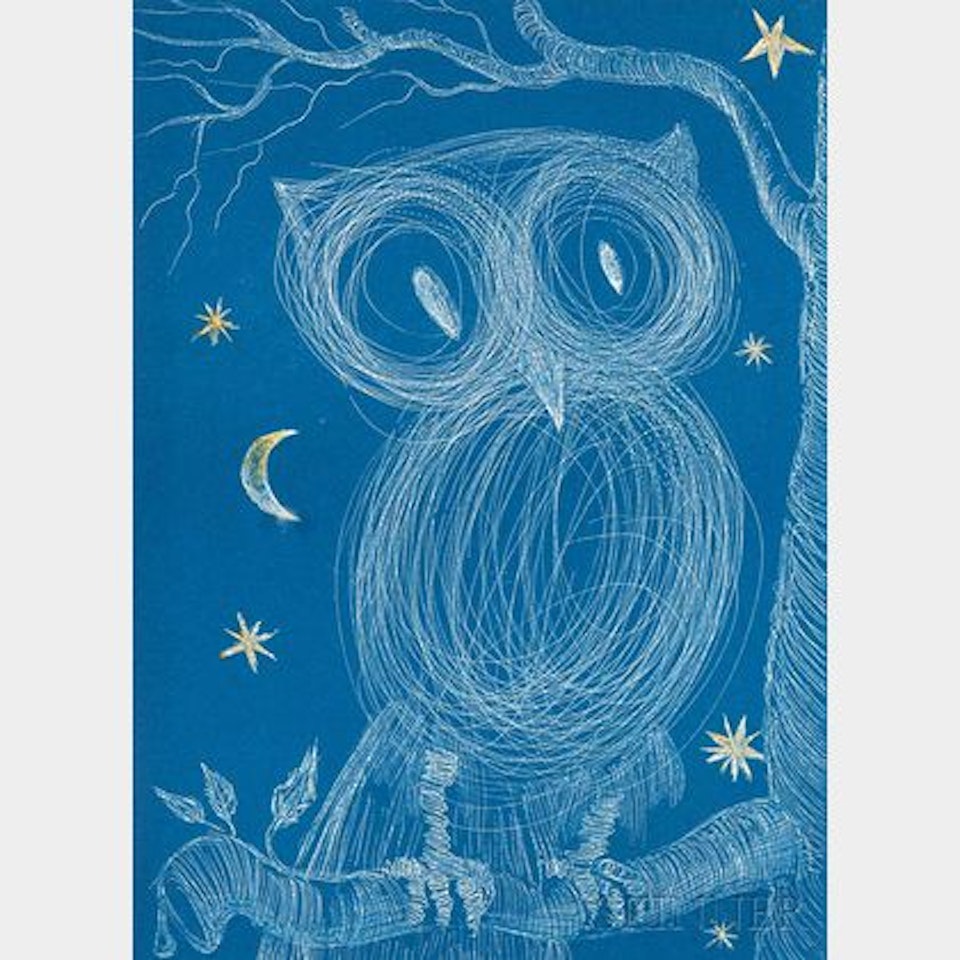 Petite chouette (Little Owl) by Salvador Dali