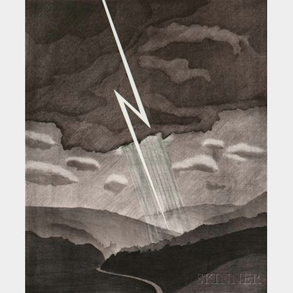 Lightning , from The Weather Series by David Hockney