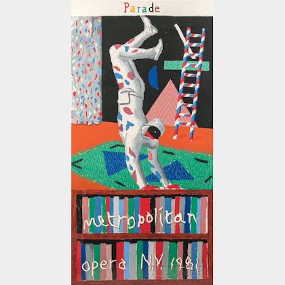 Parade Metropolitan Opera N.Y. by David Hockney
