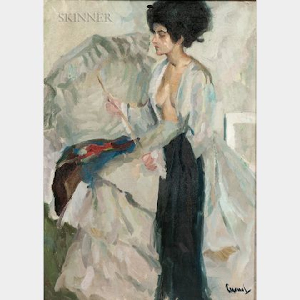 Draped Model by Edward Cucuel
