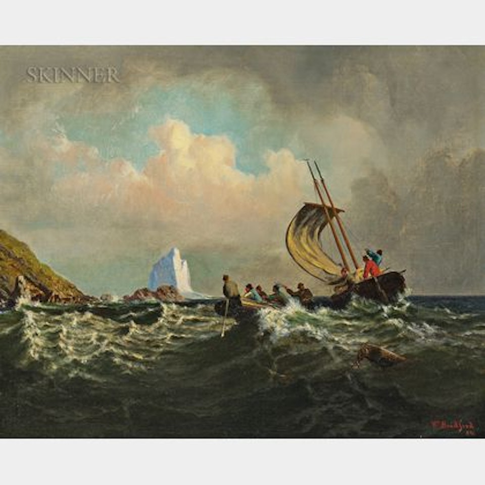 Rescue from the Rocks by William Bradford