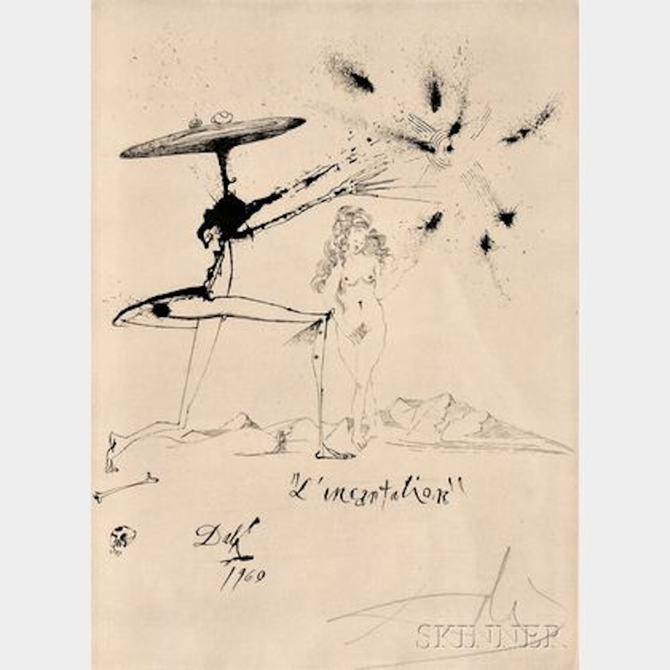 L"incantation , from Les rois mages by Salvador Dali