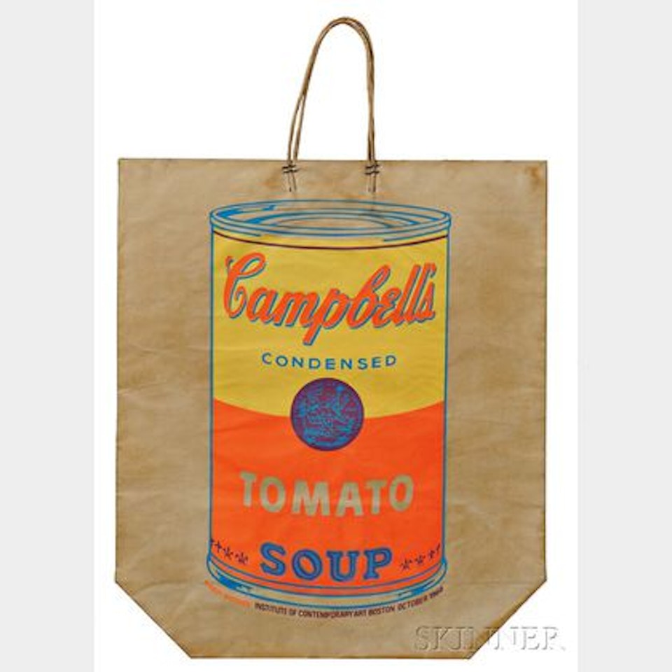 Campbell"s Soup Can on Shopping Bag by Andy Warhol