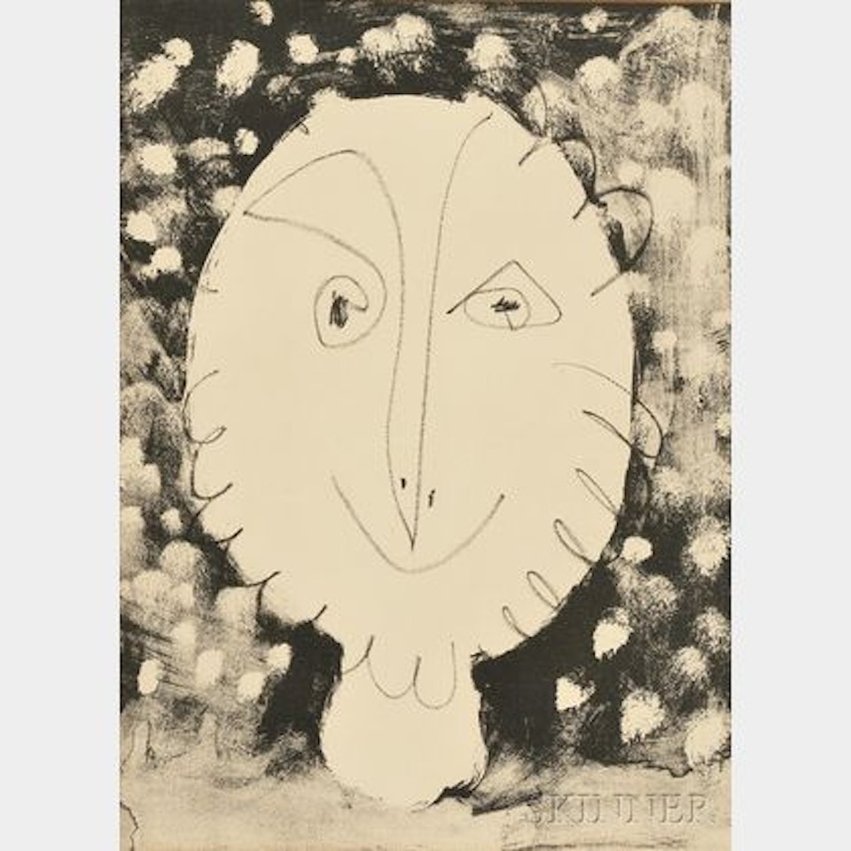  Heads , front cover for Picasso Lithograph I by Pablo Picasso