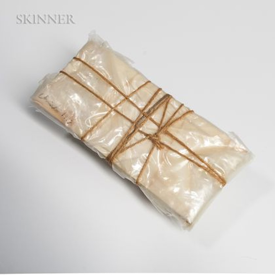 Wrapped Invoices from Johnson Printing Company, Minneapolis, Minnesota by Christo