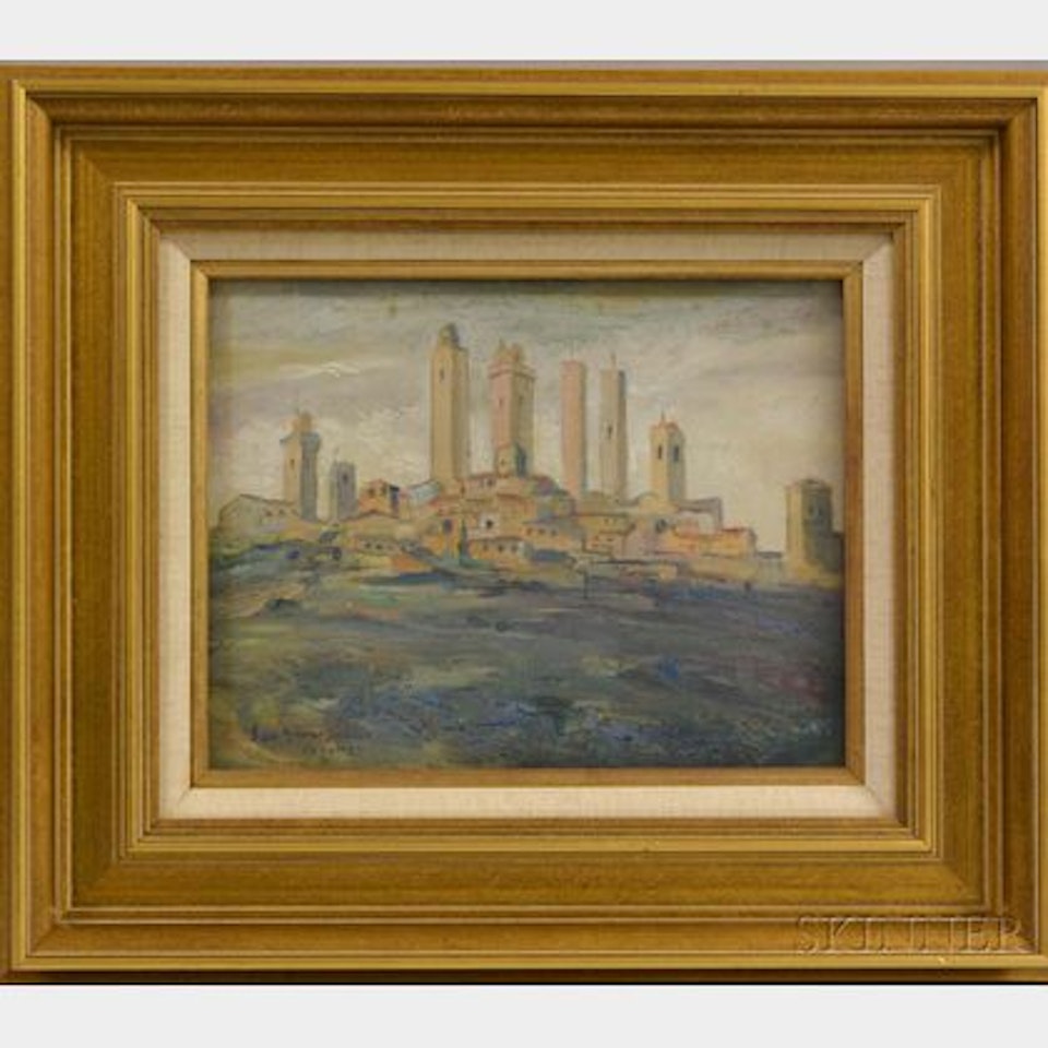 San Gimignano by Continental School