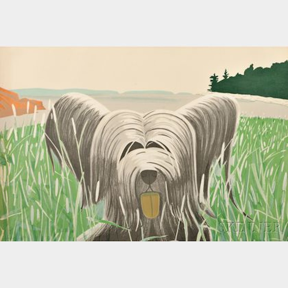 Dog at Duck Trap by Alex Katz