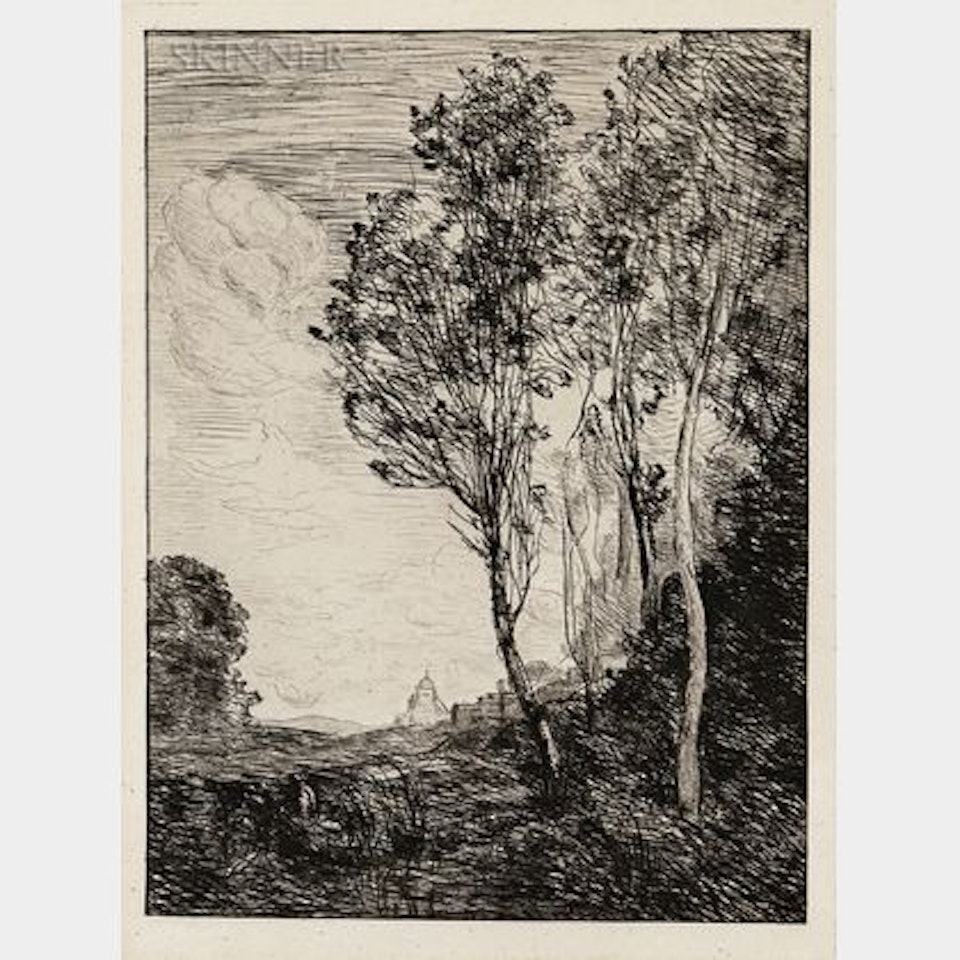 Souvenir D"Italie by Jean Baptiste Camille Corot