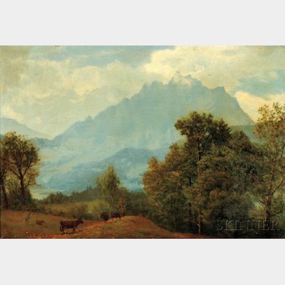 Pilatus, Switzerland by Albert Bierstadt