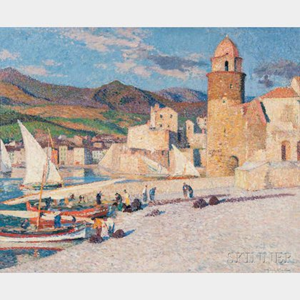 La Tour de Collioure by Henri Jean Guillaume Martin