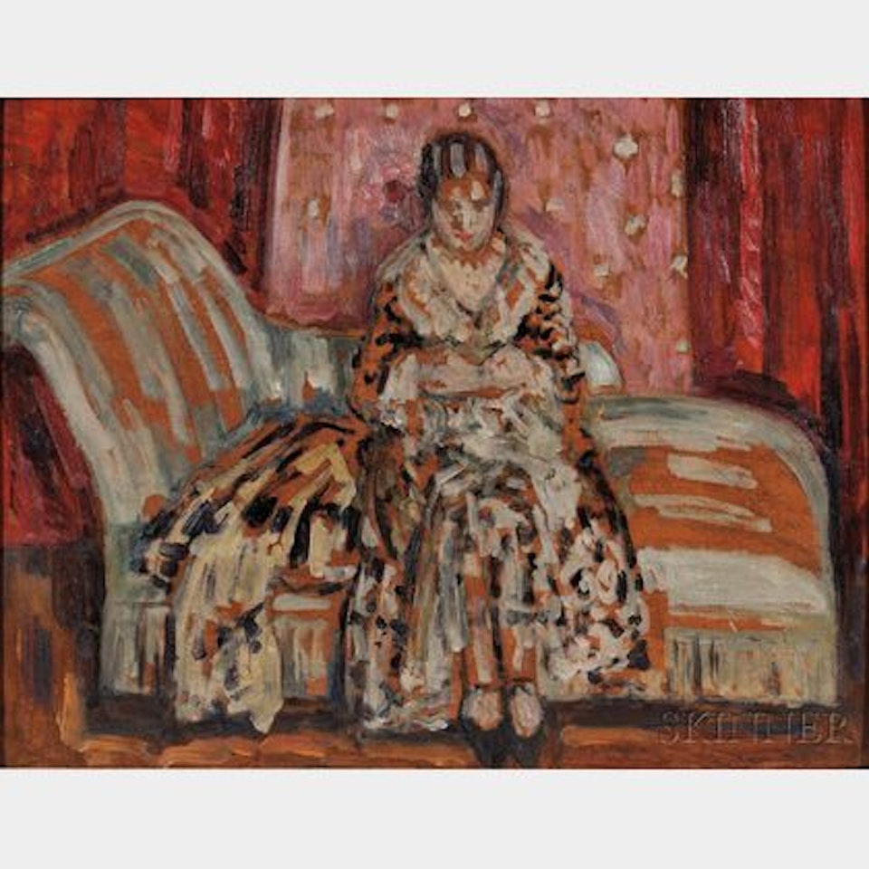 Light Blue Couch by Louis Ritman