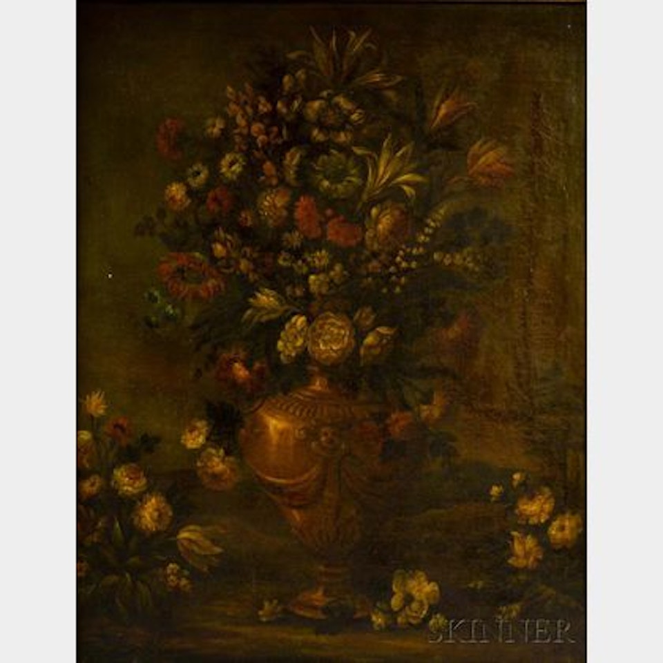 17th Century-style Floral Still Life by Continental School