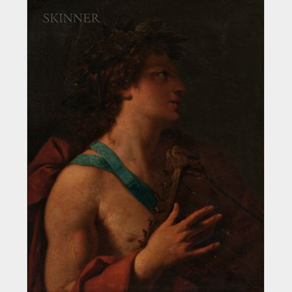 Apollo with His Lyre by Continental School