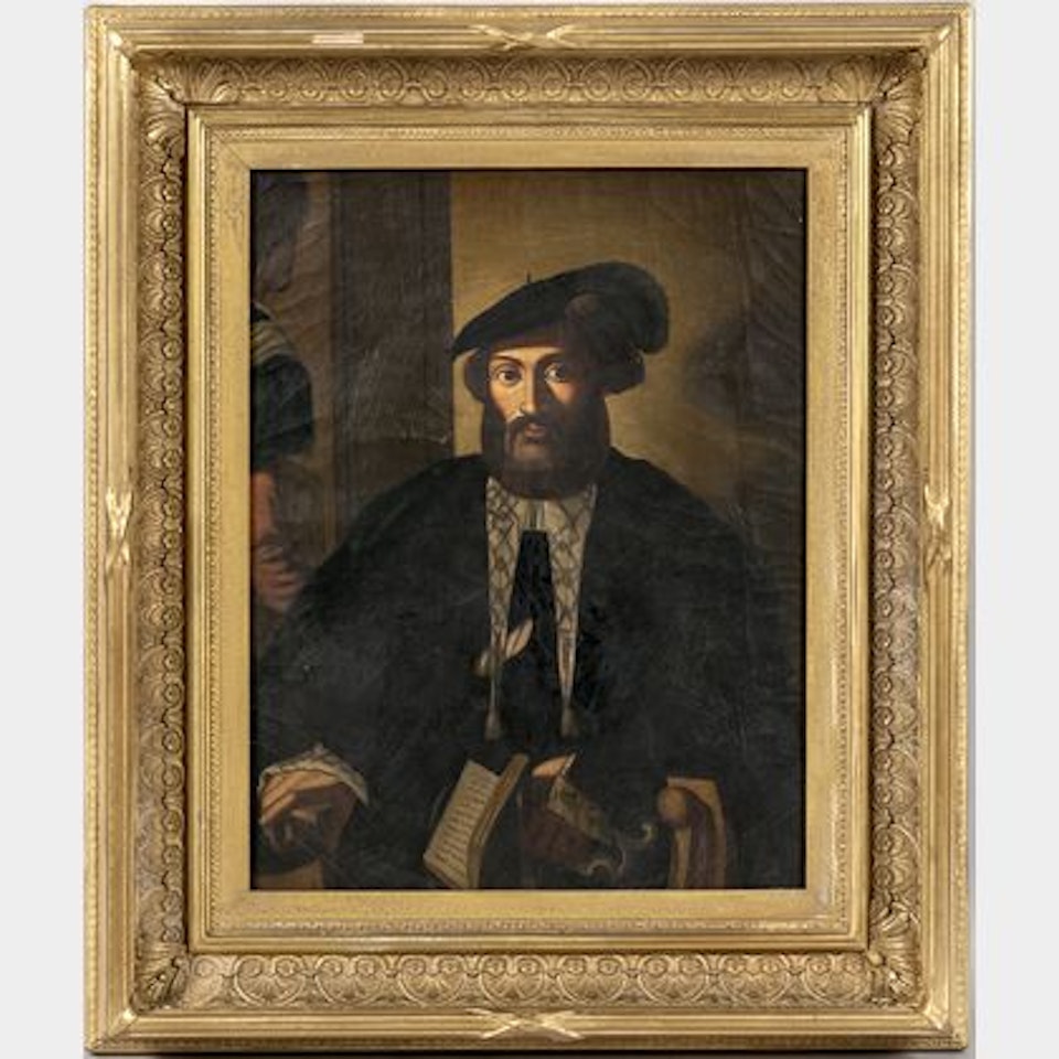 Portrait of a Renaissance-period Scholar by Continental School