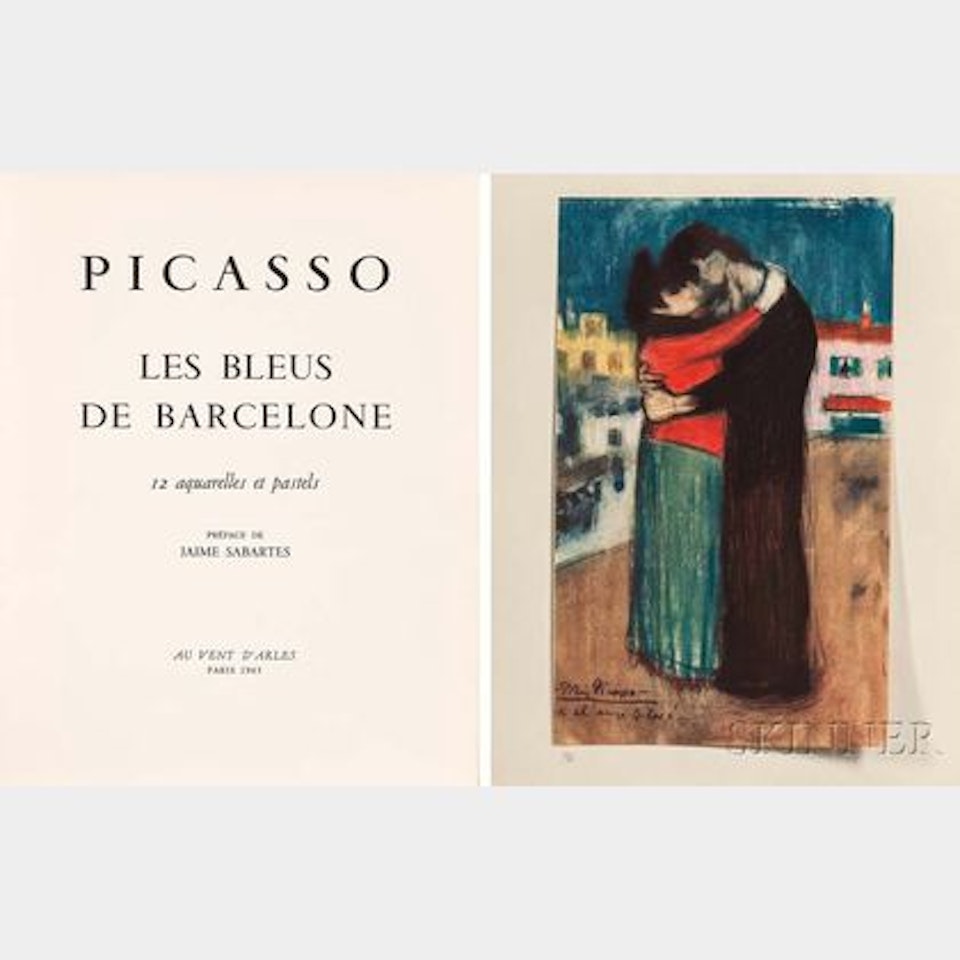 Eleven Plates from Les bleus de Barcelone by Pablo Picasso