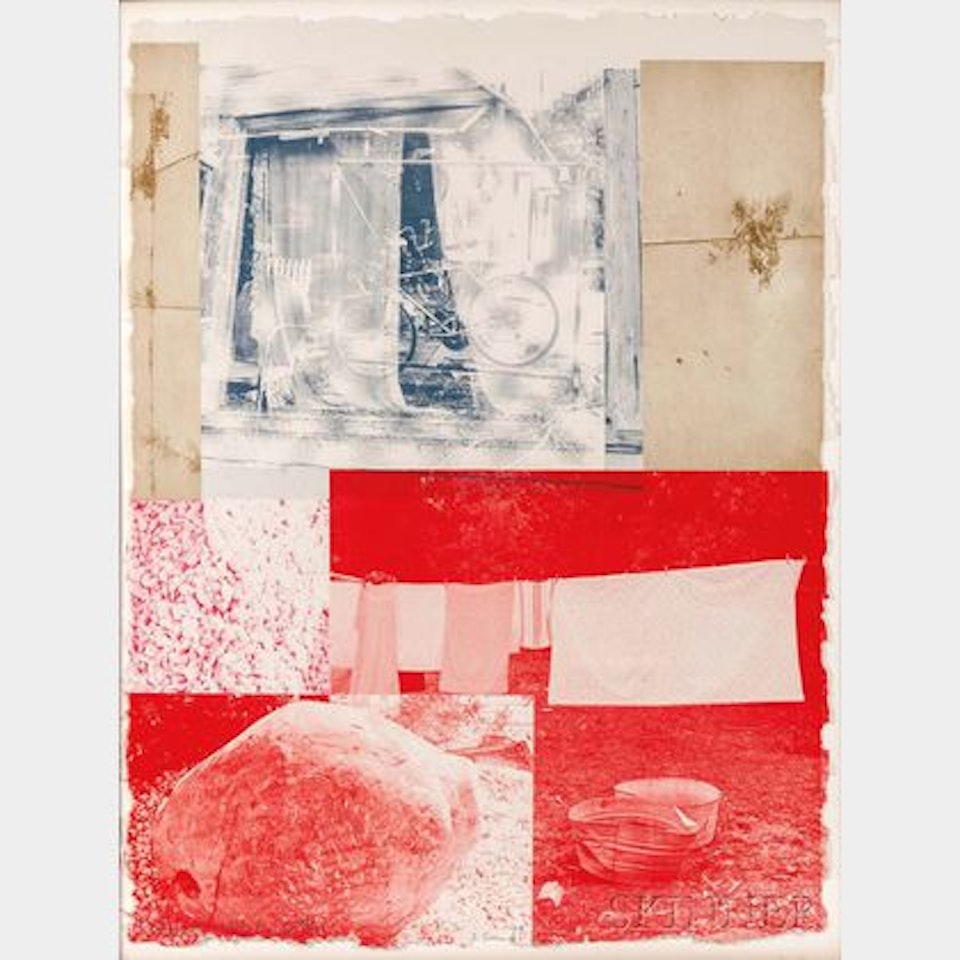 Rose Bay , from Rookery Mounds by Robert Rauschenberg