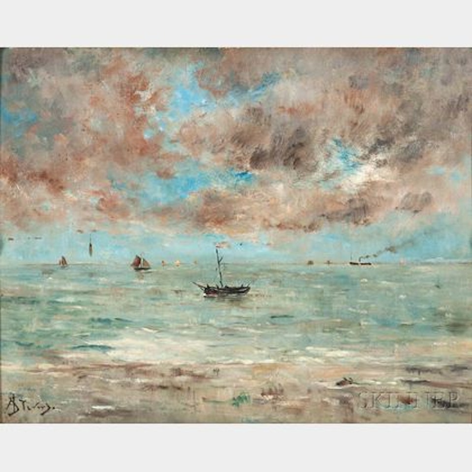 Marine par temps calme by Alfred Stevens