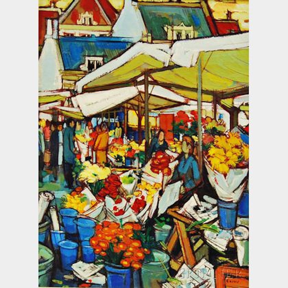 Outdoor Flower Market by French School