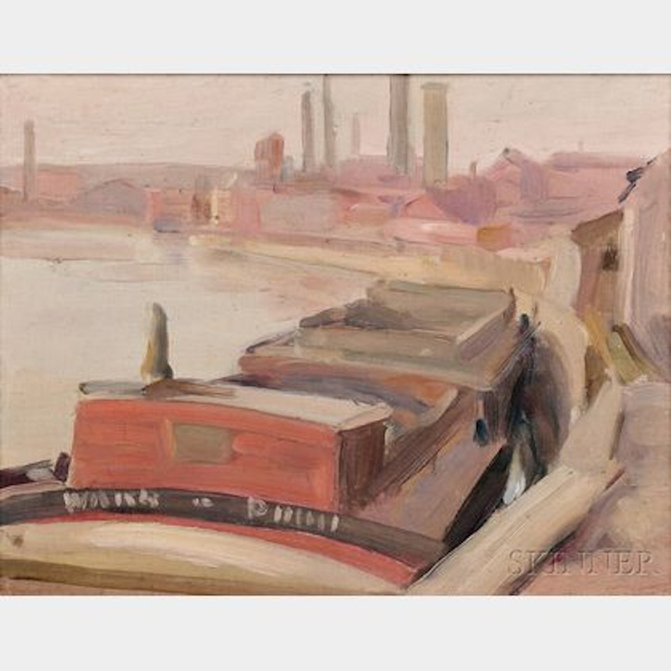 Canal View by French School