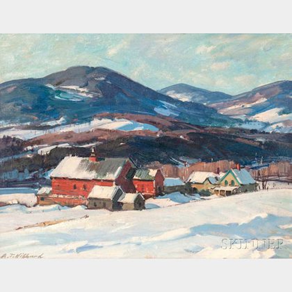 Farm in Winter by Aldro Thompson Hibbard