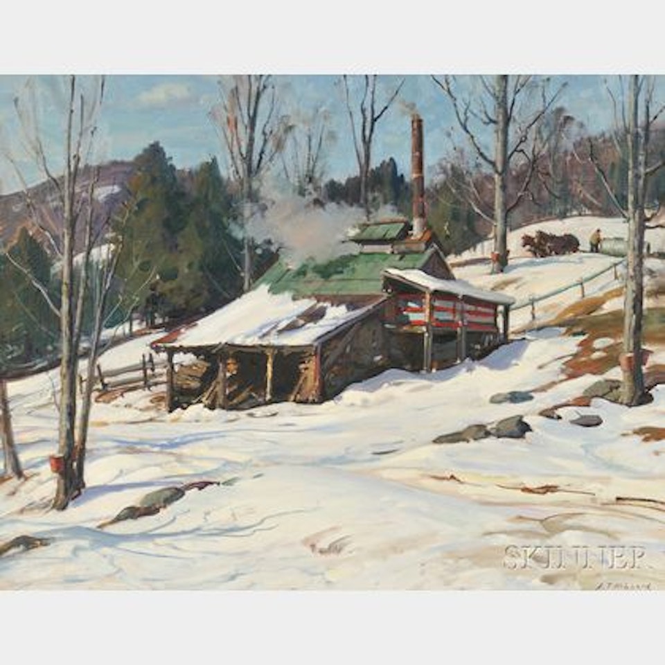 Sugaring Off by Aldro Thompson Hibbard