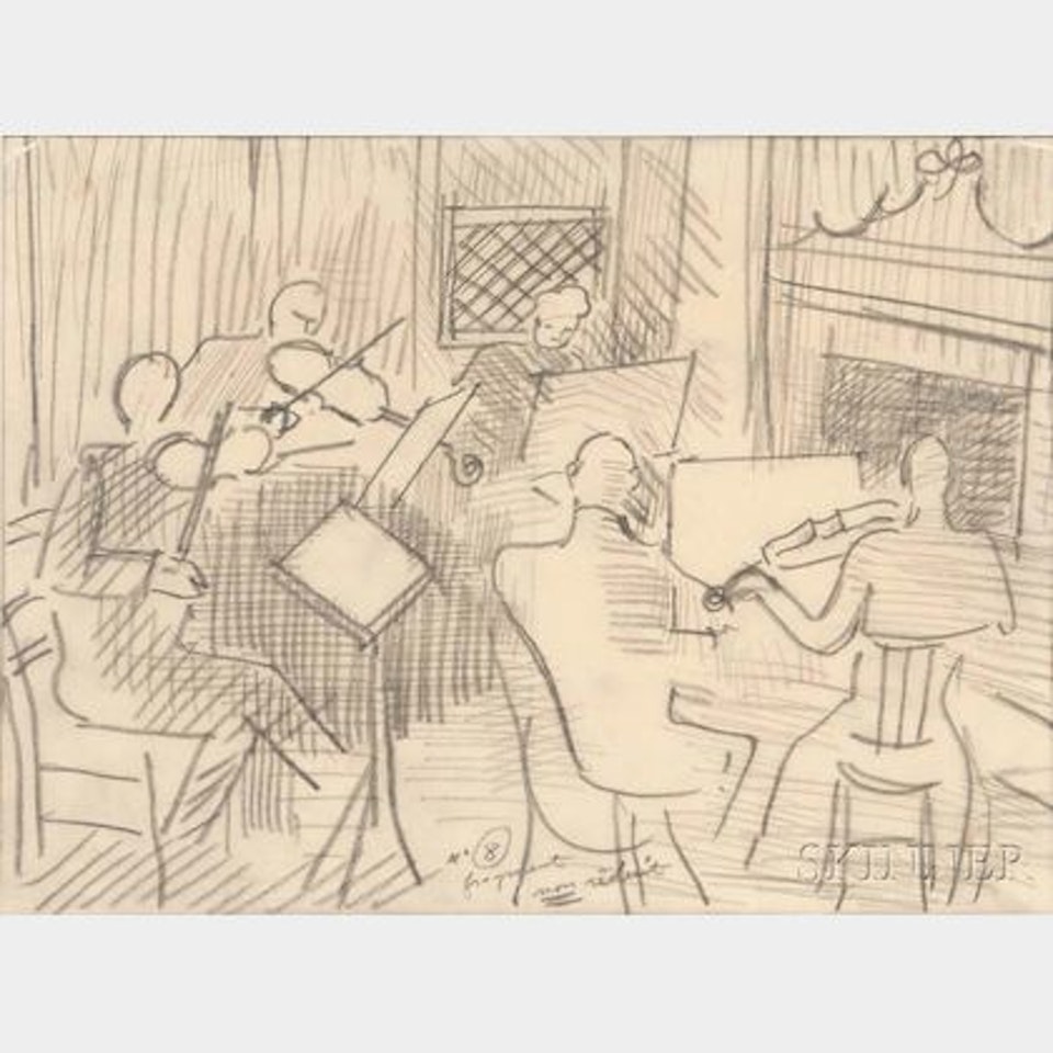 Le Quintette by Raoul Dufy