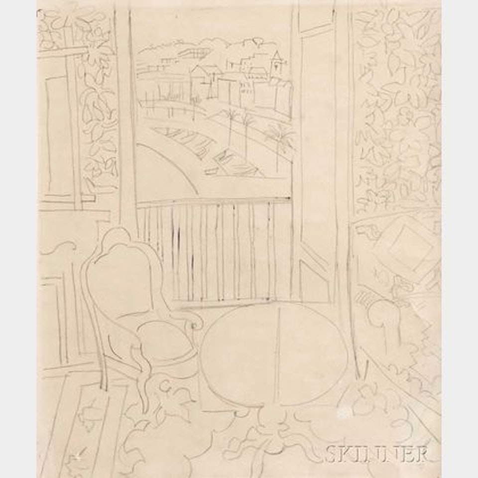 La Fenêtre Ouverte à Nice by Raoul Dufy