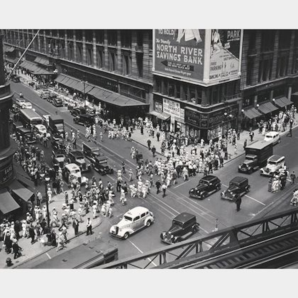 Herald Square, Manhattan by Berenice Abbott