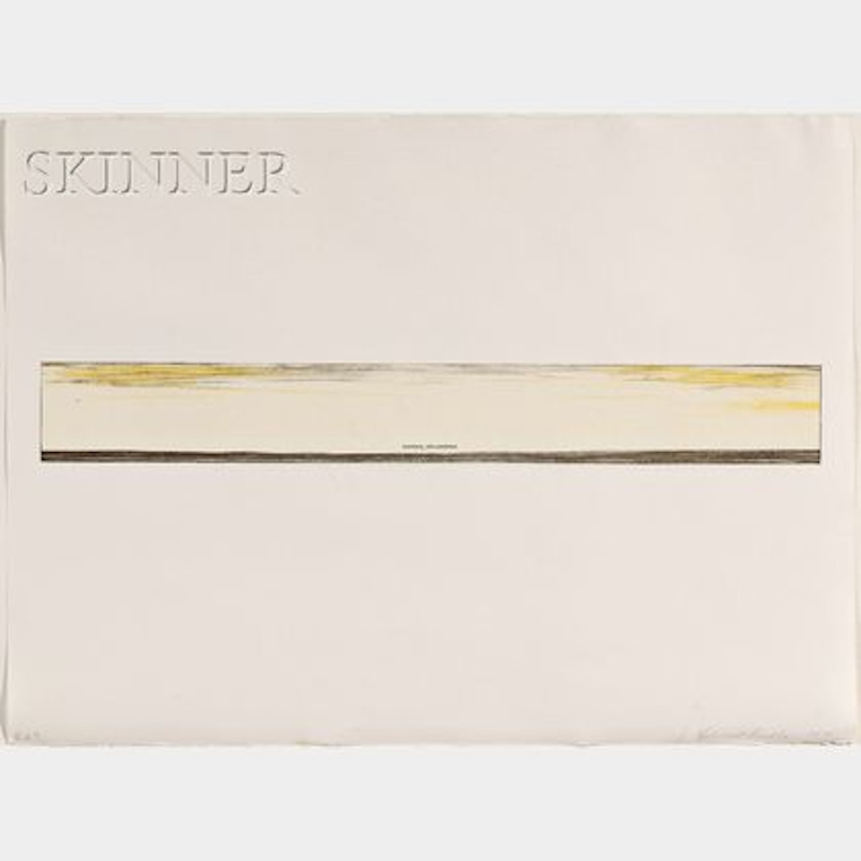 Kansas/Oklahoma by Ed Ruscha