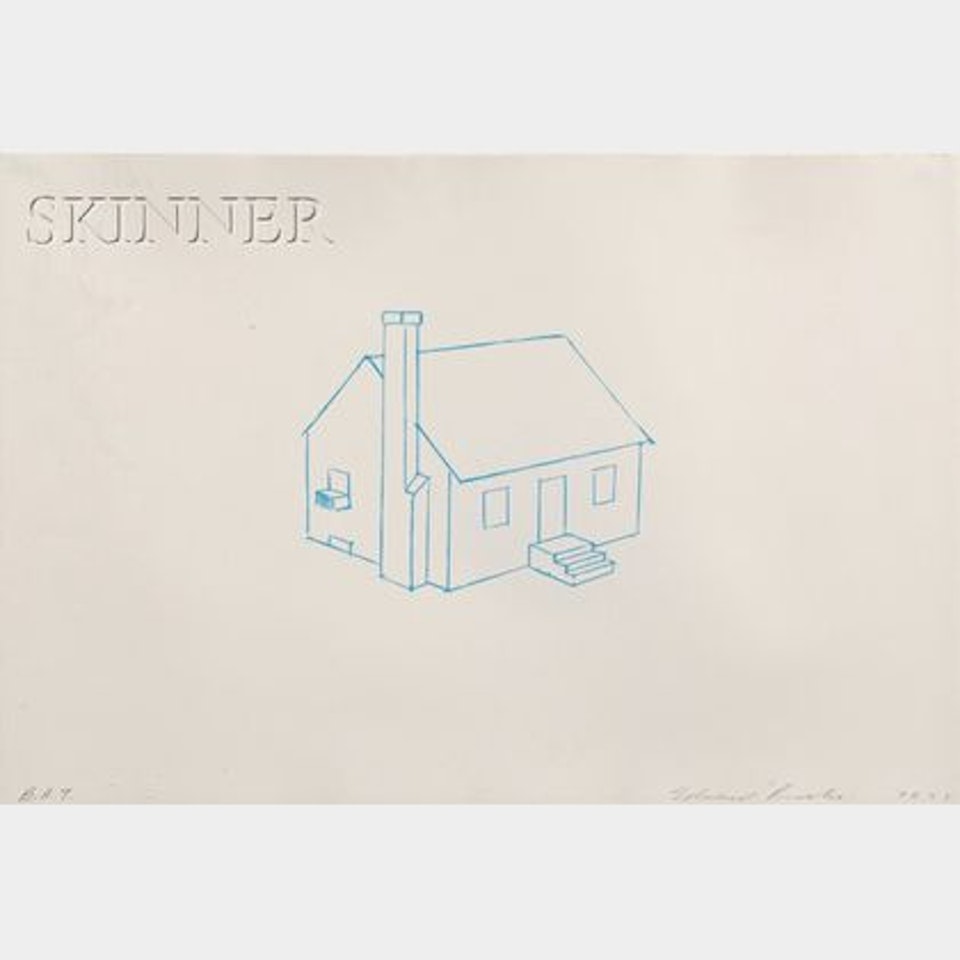 Little Connecticut Sleeping House by Ed Ruscha