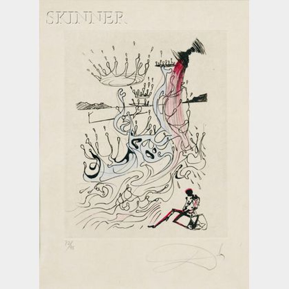 Fleuve d"abondance from POEMES DE MAO TSE-TUNG by Salvador Dali