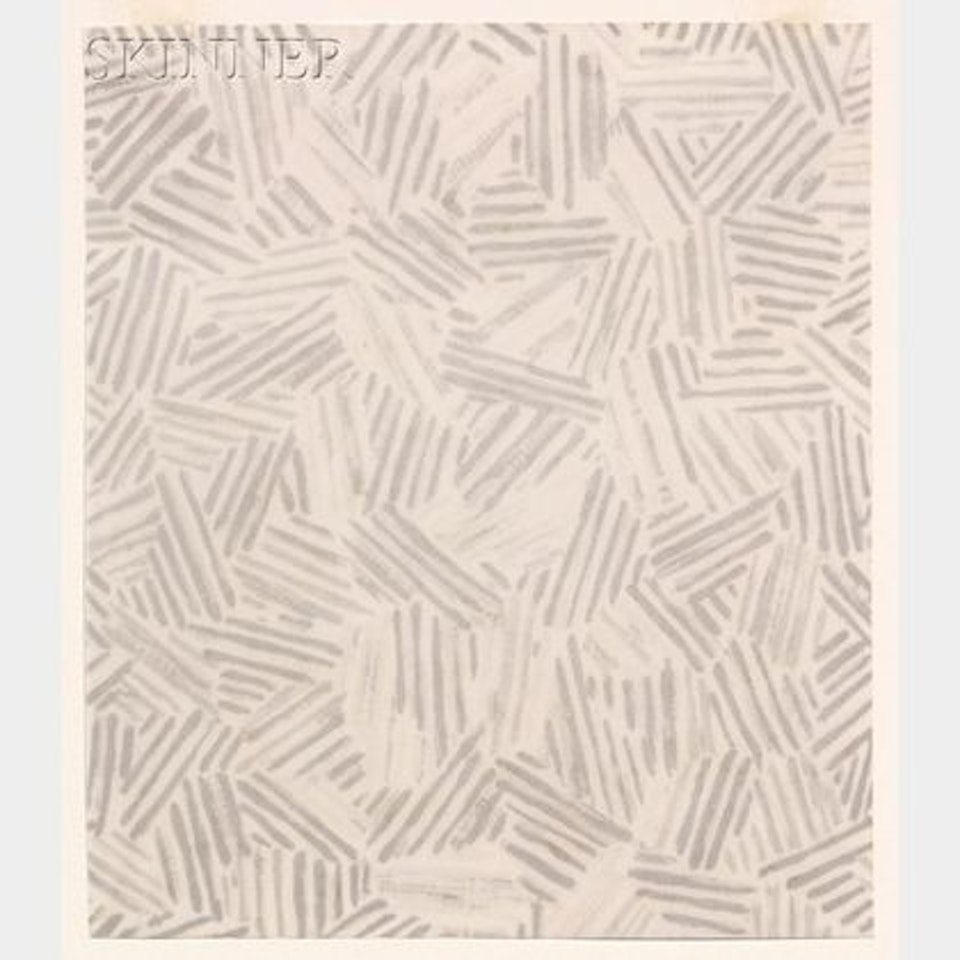 Lot of Two Works: Silver Cicada; Summer by Jasper Johns