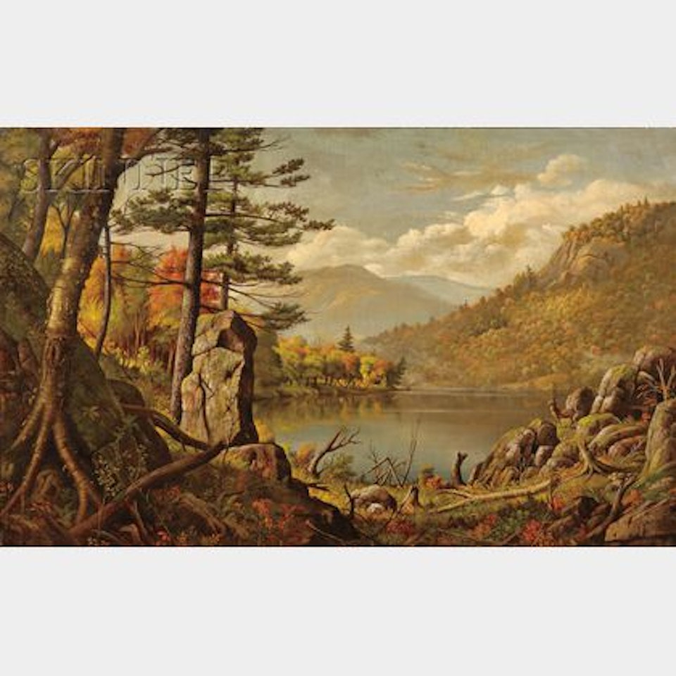 View of the Adirondacks by Levi Wells Prentice