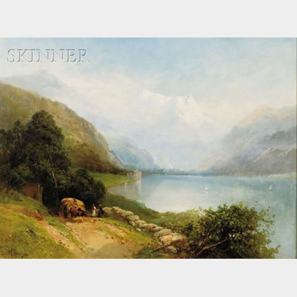 Lake Geneva and the Chateau de Chillon by Continental School