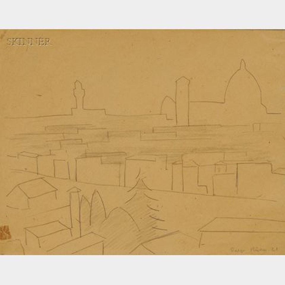 Skyline, Florence, Italy by Diego Rivera