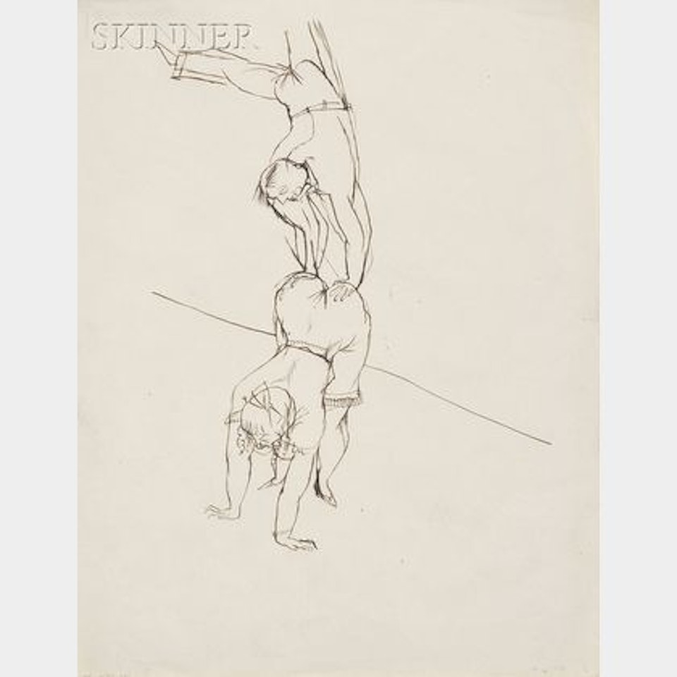 Acrobatentänzer by George Grosz