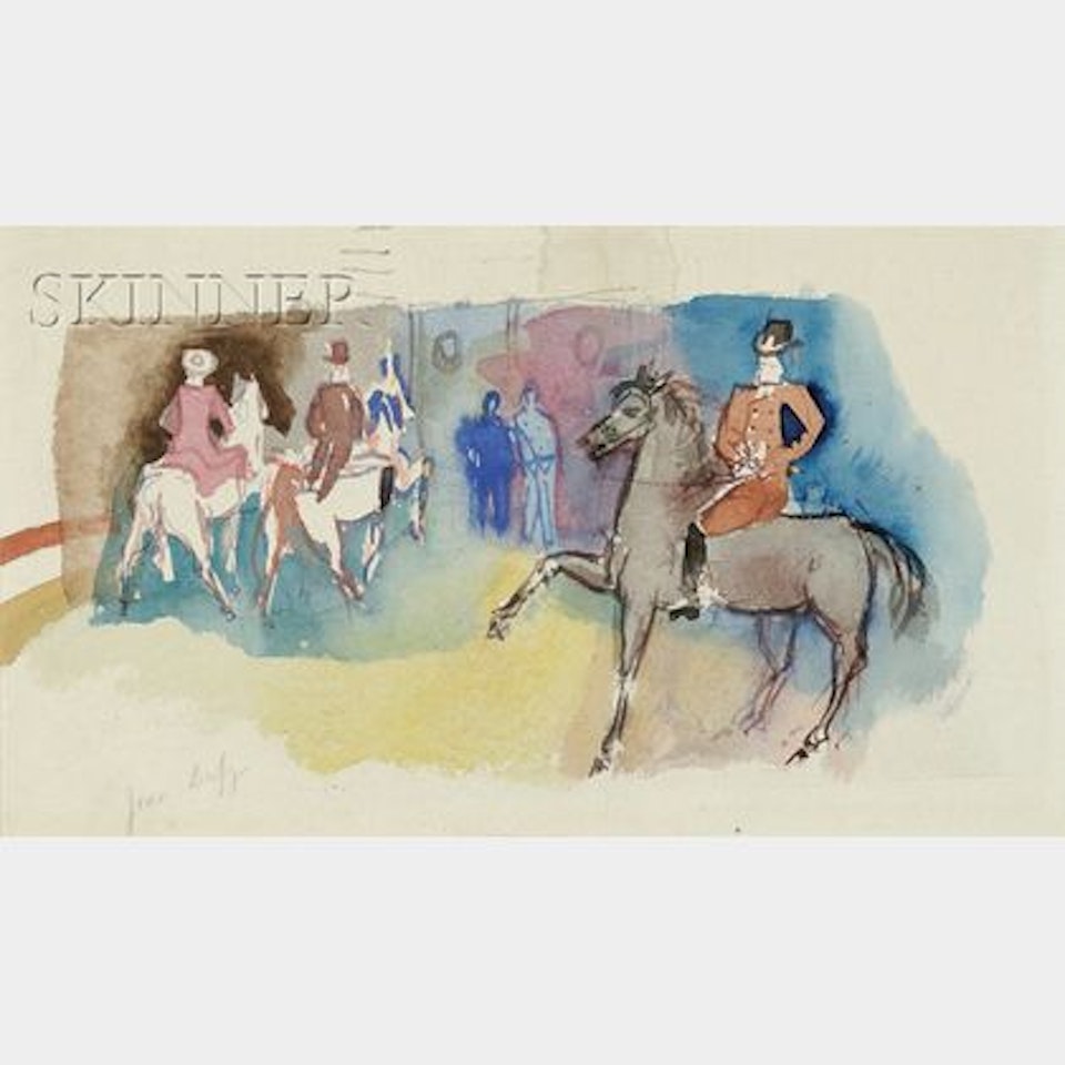 Les Cavaliers by Jean Dufy