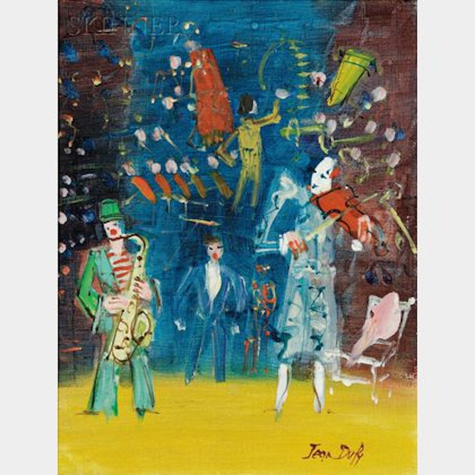 Clowns musiciens by Jean Dufy