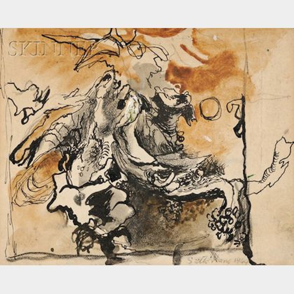 Tree Roots: Dwarf Oak by Graham Sutherland