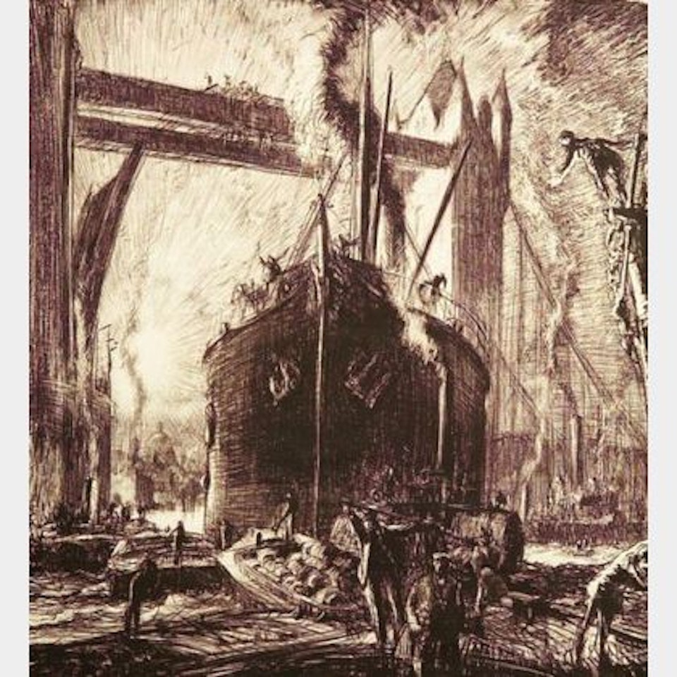 The Great Ship by Sir Frank Brangwyn