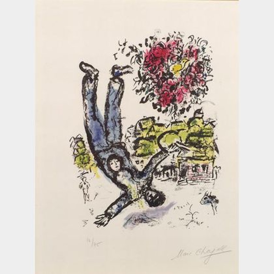 Le Bouquet de L"Artiste by Marc Chagall
