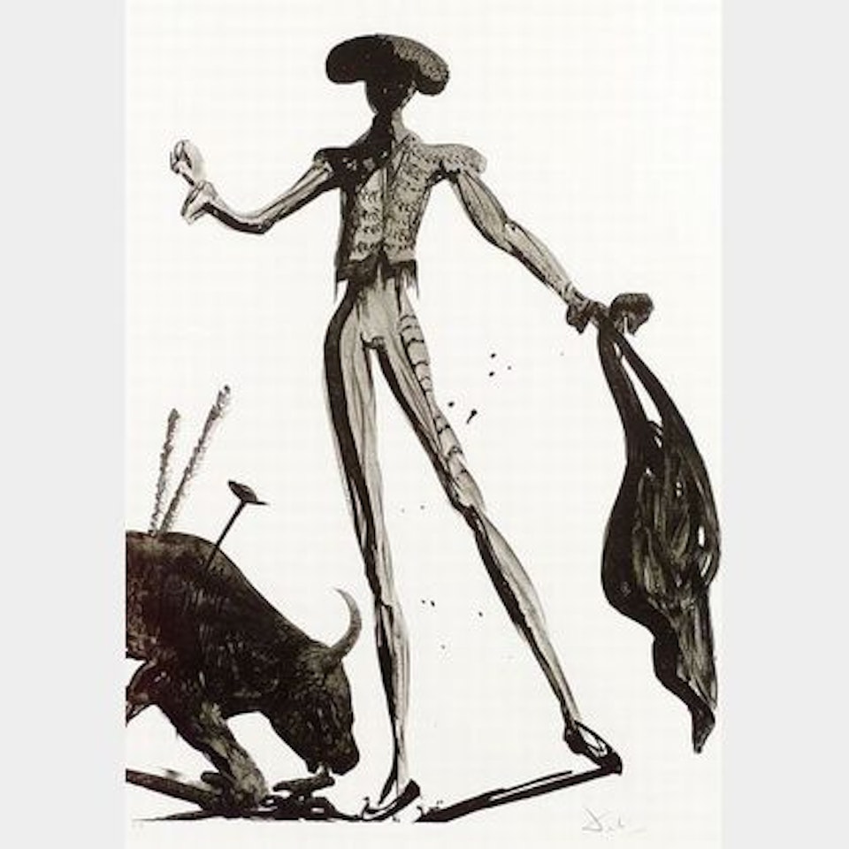 Torero Noir by Salvador Dali