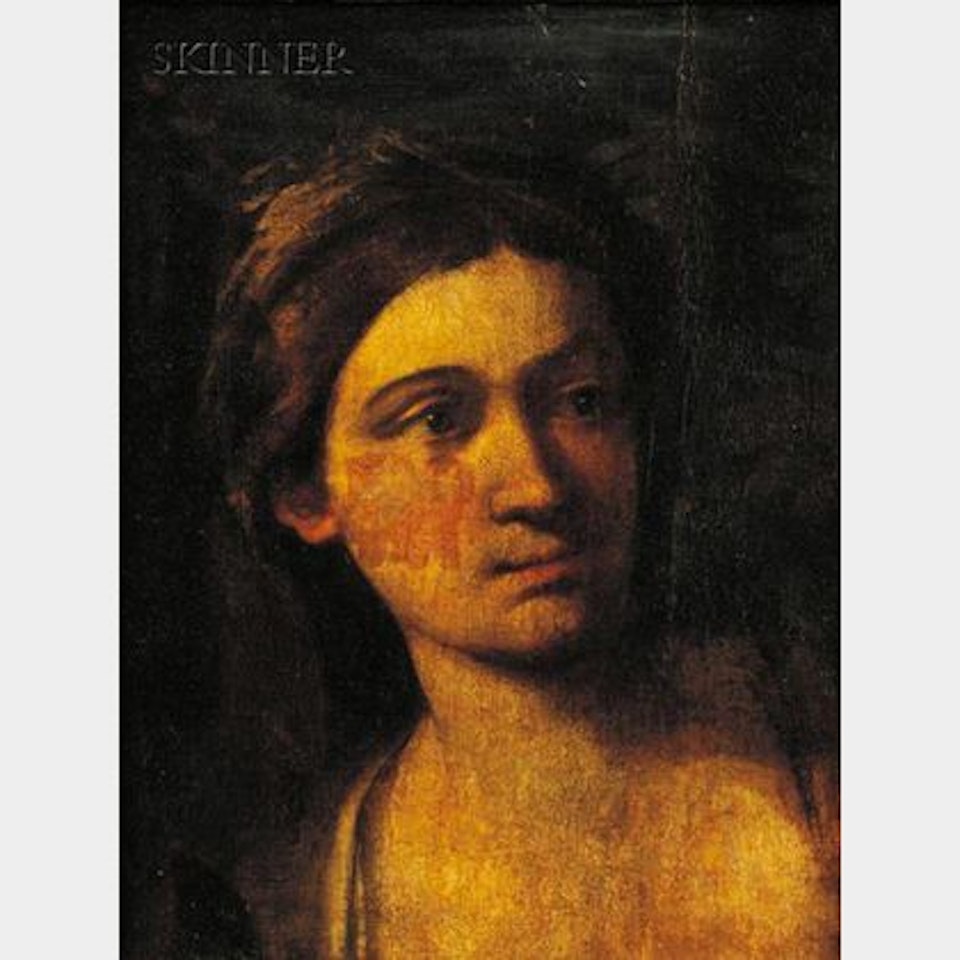 Portrait of a Lady/Possibly a Fragment by Continental School