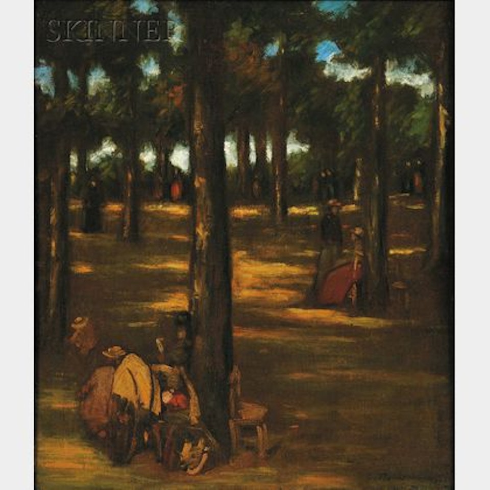 Au Bois de Vincennes (At the Forest Vincennes) by Robert Henri