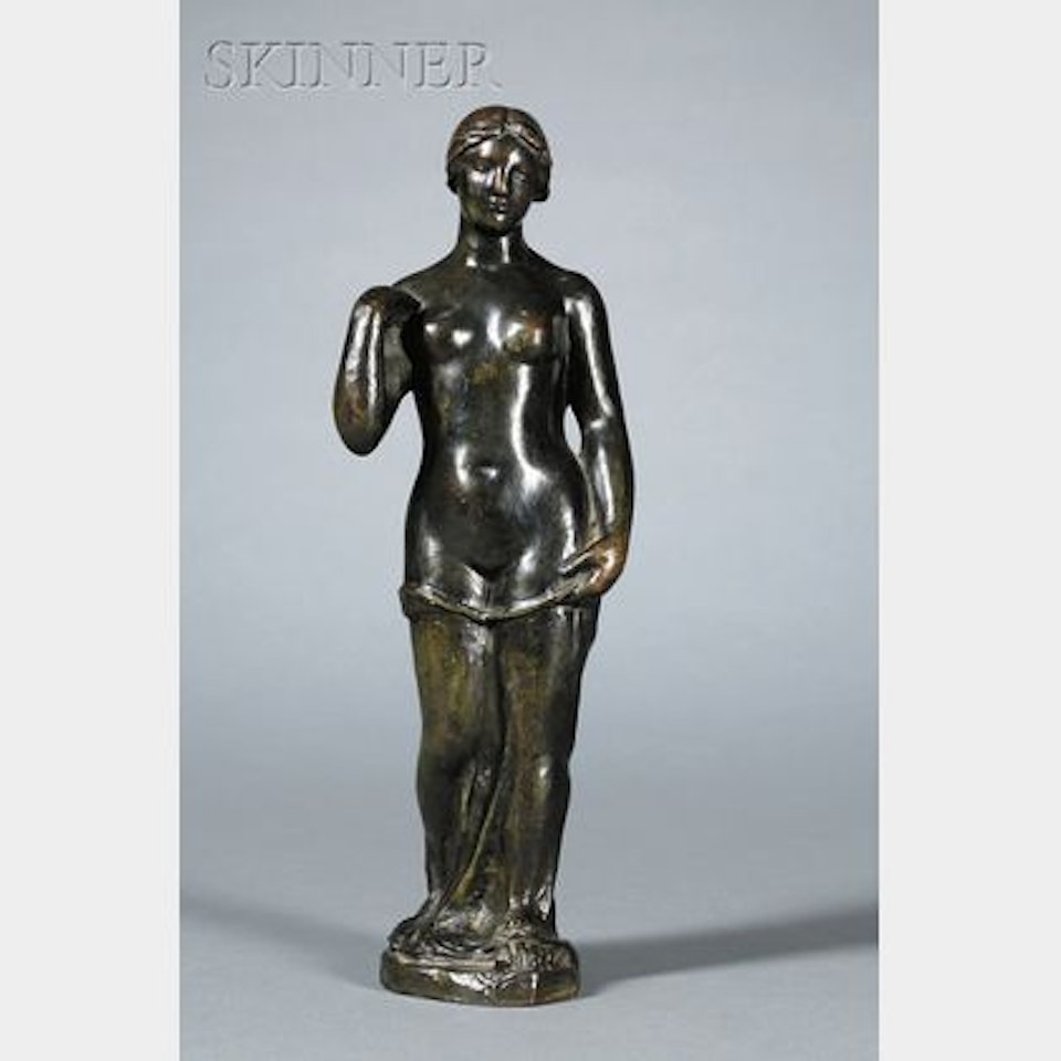 Baigneuse debout à la draperie by Aristide Maillol