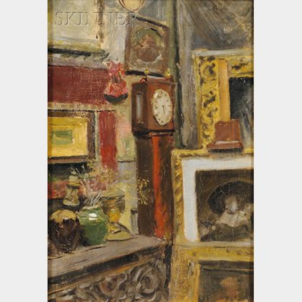 Interior View, Purportedly William Merritt Chase"s Tenth Street Studio by Gifford Beal